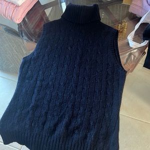 Ralph Lauren slim fit cashmere medium turtle neck deep navy